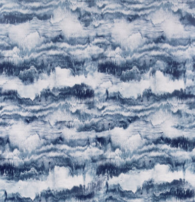 Arthouse Painted Canvas Navy Wallpaper