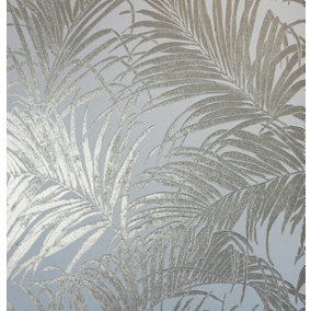 Arthouse Palm Cream Gold Kiss Foil Wallpaper