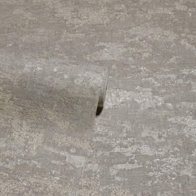 Arthouse Patina Neutral Grey Brown Texture Quality Wallpaper 297603