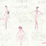 Arthouse Pirouette Pink Wallpaper