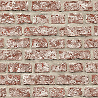 Arthouse Rustic Brick Wallpaper