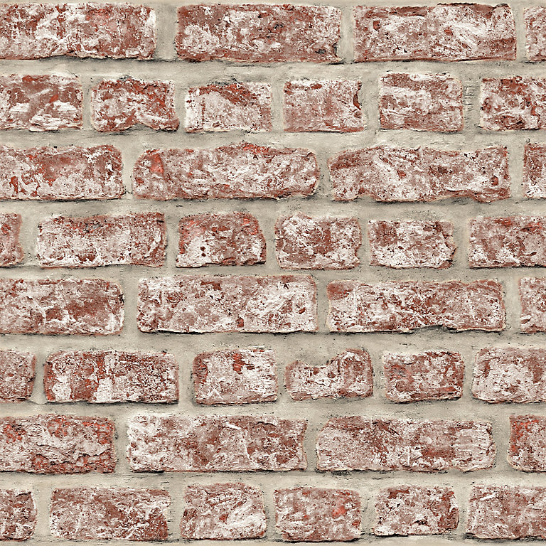 Arthouse Rustic Brick Wallpaper | DIY at B&Q