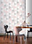 Arthouse Scandi Triangle Pink Wallpaper