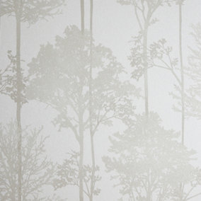 Arthouse Stardust Tree Neutral Wallpaper