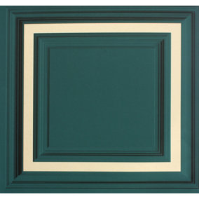 Arthouse Stately Panel Emerald Wallpaper