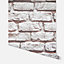 Arthouse Sunshine Brick Natural Wallpaper