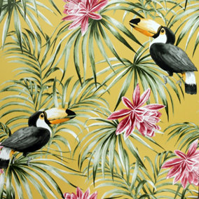 Arthouse Toucan Ochre Wallpaper