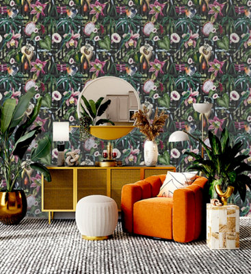 Arthouse Tropical Infinity Multi Wallpaper