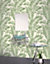Arthouse Tropical Palm Green Wallpaper