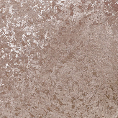 Arthouse Velvet Effect Crush Foil Rose Gold Metallic Wallpaper Feature Wall - Any Room 294300