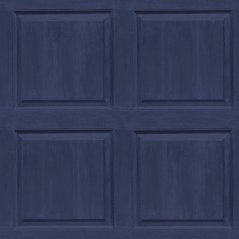 Arthouse Navy Blue Washed Panel Wallpaper Visible Wood Grain Effect Feature Wall or Full Room Very On-Trend Faux Paneling Effect Easy to Install 909601 Paste The Paper 
