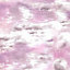 Arthouse Watery Skies Pink Wallpaper Glitter Shimmer Clouds Moon Stars 692501