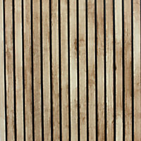 Arthouse Wood Slats Natural Wallpaper