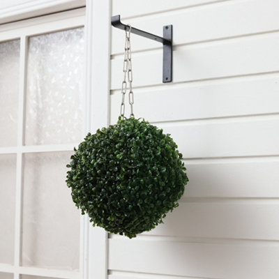 Artificial Boxwood Ball Topiary Trees Potted Decorative Plant Outdoor and Indoor Décor (28cm) - 3
