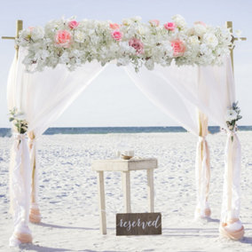 Artificial Cherry Blossoms Roses Row for Wedding Arch Table Centerpieces
