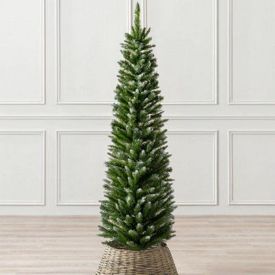 Slim pencil christmas trees discount