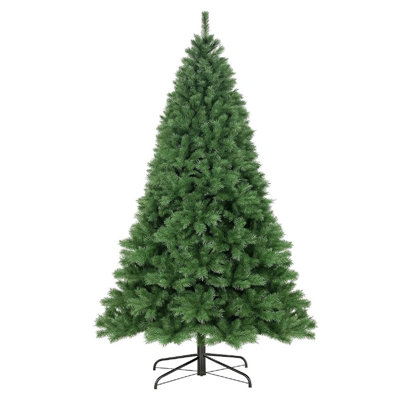 ARTIFICIAL CHRISTMAS TREE WITH 1800 TIPS - REALISTIC PVC PINE XMAS TREE ...