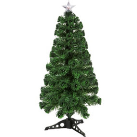 Artificial Christmas Tree with Fibre Optic Tips 150cm/ 5 foot