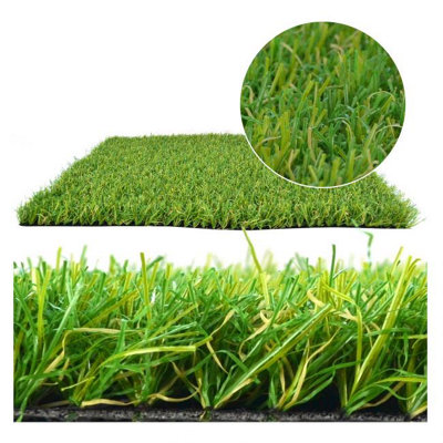 Artificial Grass, 20mm Pet-Friendly Outdoor Artificial Grass, Realistic Fake Grass For Lawn-13m(42'7") X 2m(6'6")-26m²