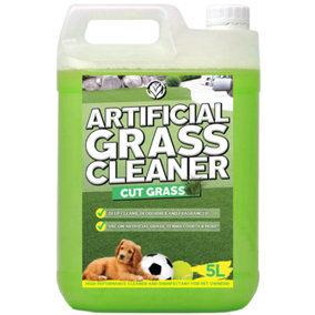 Artificial Grass Cleaner 5L - Cut Grass Scent - Safe Astro Turf Garden Lawn Cat Dog Pet Deodoriser