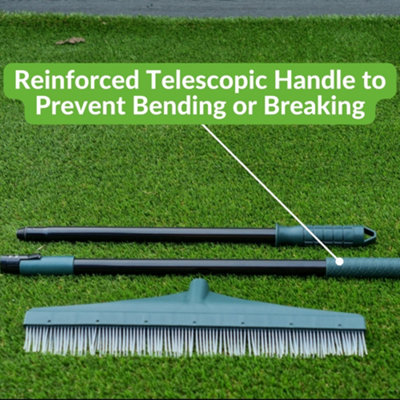 Artificial Grass Maintenance Rake - Brush for Fake Turf / Astro Turf ...