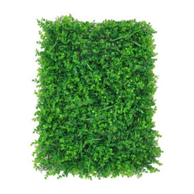 Artificial Grass Plant Wall Panel, Artificial Leaves Hedge Greenery Wall Panel for Indoor Outdoor