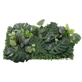 Artificial Grass Plant Wall Panel, Artificial Leaves Hedge Panel Hedge Wall Panel
