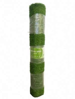 Artificial Grass Roll 15mm Pile Height- 4m x 1m/ 13ft x 3.3ft - Natural ...