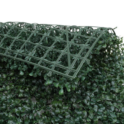 Artificial Green Grass Panel Backdrop, 60cm x 40cm, Dark Green