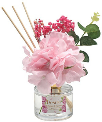 Artificial Hydrangea with Diffuser, Hydrangea and Hyacinth Fragrance ...