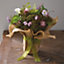 Artificial Islay Flower Bouquet - Faux Fake Realistic & Dried Flower Arrangement Home Organic Decoration - H20 x 20cm Diameter