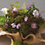 Artificial Islay Flower Bouquet - Faux Fake Realistic & Dried Flower Arrangement Home Organic Decoration - H20 x 20cm Diameter