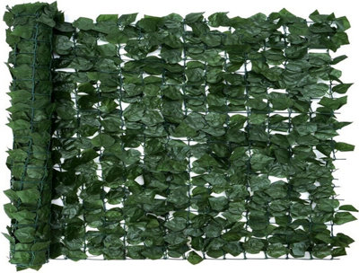 Artificial Ivy Maple Fence Screen - H 1m x W 3m