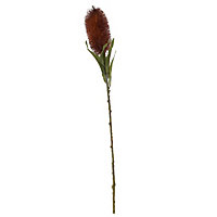 Artificial Pagoda Autumn Purple Flower. Single Stem H65 cm