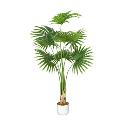 Artificial Plant Fan Palm Tree Indoor House plant 140cm