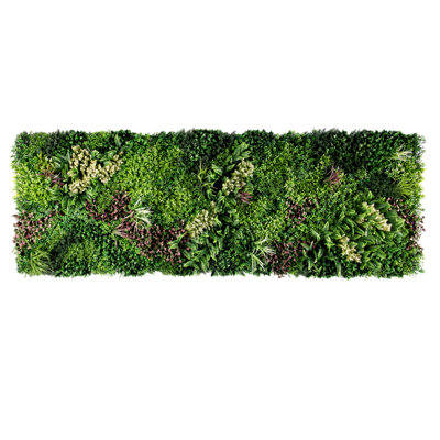 Artificial Plant Flower Living Wall Panels Realistic - 3sq. M - Indoor / Outdoor - Interlocking Non Repeating Pattern