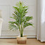 Artificial Plant House Plant Indoor Decorative Plant Fake Palm Tree in Black Pot 90 cm