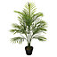 Artificial Plant House Plant Indoor Decorative Plant Fake Palm Tree in Black Pot 90 cm