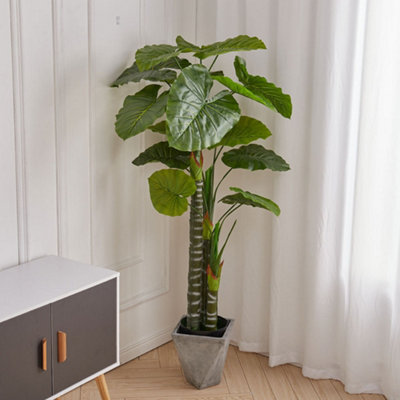 Artificial Plant House Plant Indoor Plant Fake Tropical Tree in Black Pot 160 cm