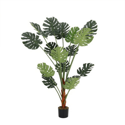 Artificial Plant Realistic Tropical Monstera Tree Fake Plant in Pot 150 cm