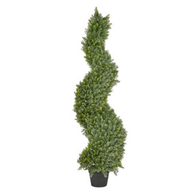 Artificial Potted Plant 126 cm CYPRESS SPIRAL TREE
