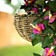 Artificial Purple Flower Hanging Basket Garden