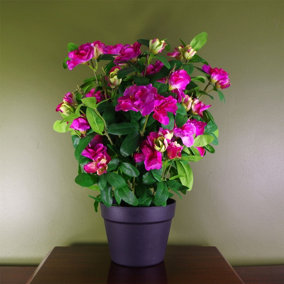 Artificial Rhododendron Flowering Plant Pink