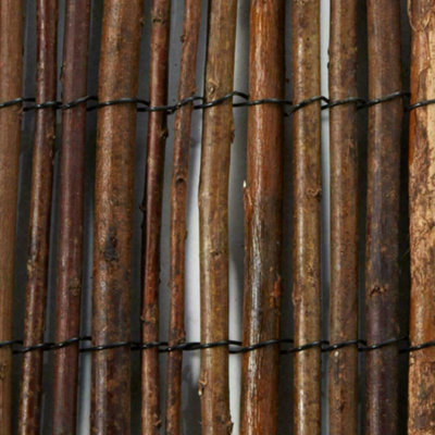 Artificial Screening Willow Canes Fencing Natural Screening Roll 1m x 4m - 3