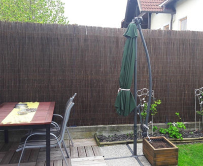 Artificial Screening Willow Canes Fencing Natural Screening Roll 1m x 4m - 5