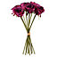 Artificial Silk Bunch of Roses. 9 Stems. Red. H40 cm