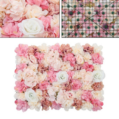Artificial Simulation Rose Flower Decoration Wedding Backdrop Wall ...