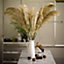 Artificial Single Pampas Grass Stem - Faux Fake Realistic Silk Flower Indoor Home Decoration - Measures L118cm
