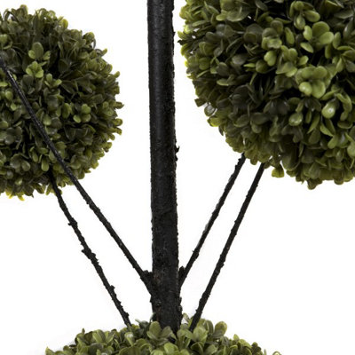 Artificial Six Sphere Boxwood Topiary Tree 4ft/120cm