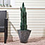 Artificial Snake Tree House Plant Indoor Plant in Black Pot 90 cm